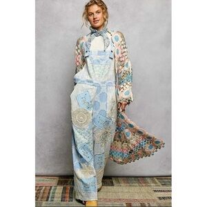 POL Multicolor Crochet Cardigan NEW~ONE FITS UP TO XL